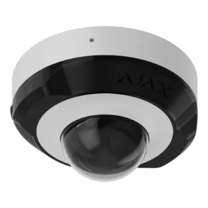 Ajax DomeCam Mini – wired AI-powered IP mini dome security camera, white