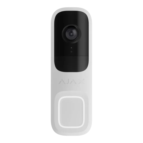 Ajax DoorBell – video doorbell with built-in AI and PIR sensor, white