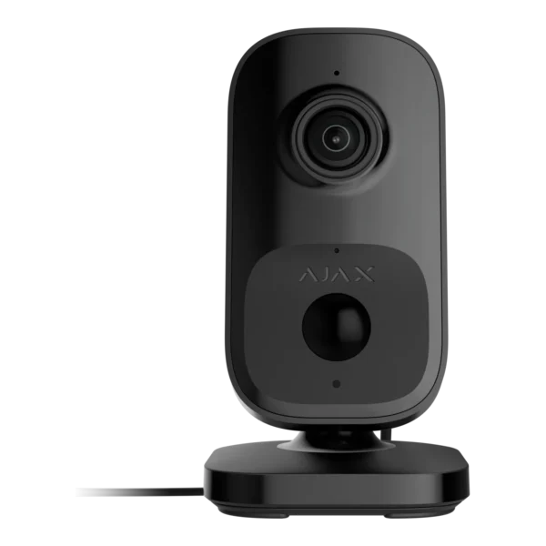 Ajax IndoorCam – indoor 4 MP Wi-Fi security camera with AI, black