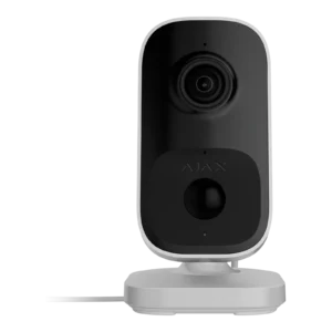 Ajax IndoorCam – indoor 4 MP Wi-Fi security camera with AI, white